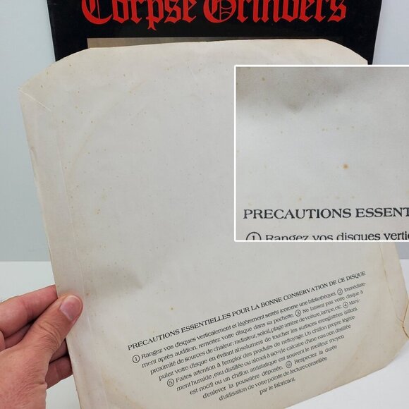 Corpse Grinders Legend Vinyl Record 1983 Glam Punk France Jacket Age LP VG - Picture 9 of 11